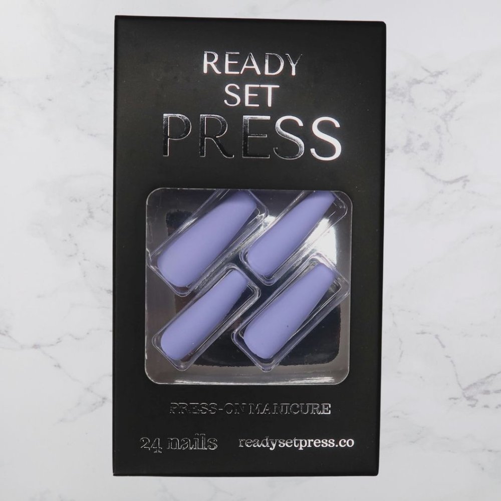 Extra Long Coffin Matte Lilac